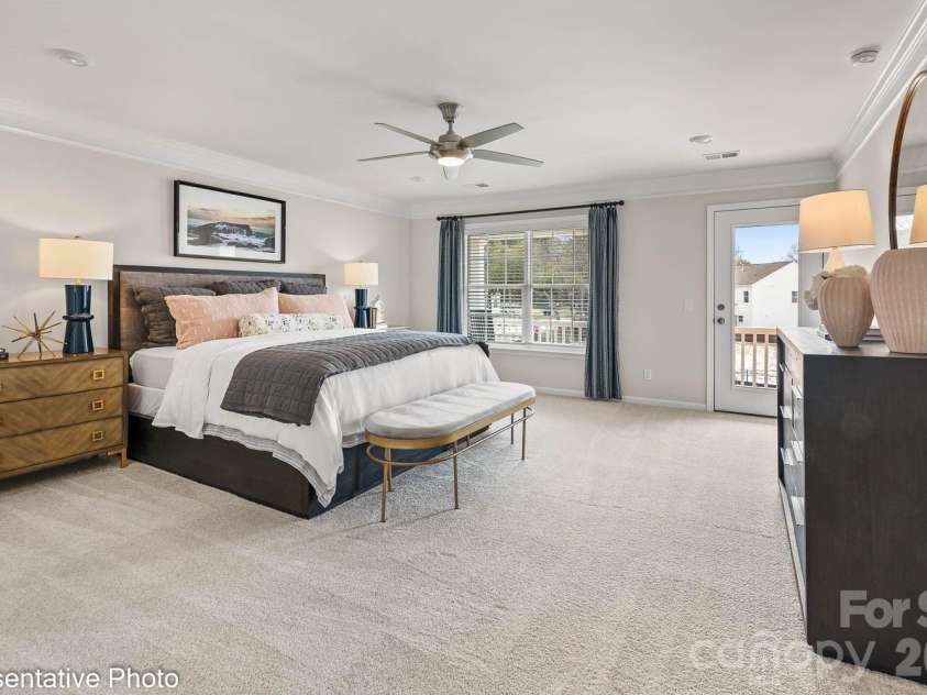 15210 First Broad Road, Huntersville, NC 28078.  MLS# CAR4392490, YatesRealty ID 31481. Primary Bedroom