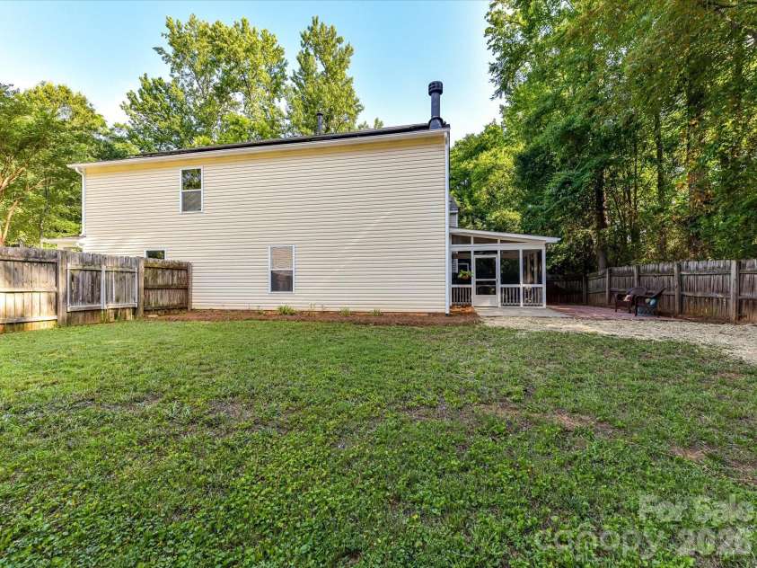 7144 Sycamore Grove Court, Charlotte, NC 28227.  MLS# CAR4366372, YatesRealty ID 31484. Rear elevation