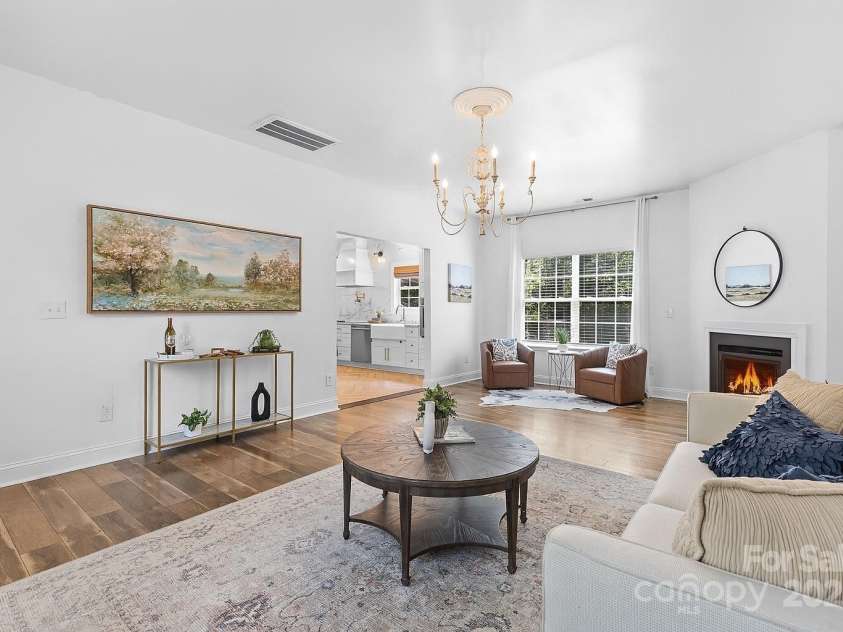 9027 Leah Meadow Lane, Charlotte, NC 28227.  MLS# CAR4285740, YatesRealty ID 31484. Cozy and spacious!  (fire is enhanced)