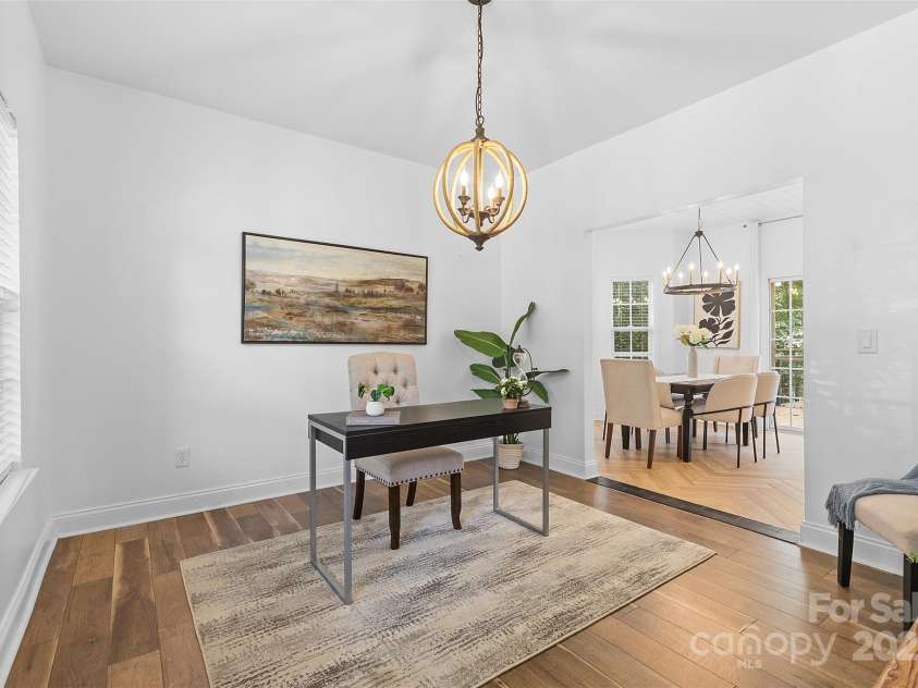 9027 Leah Meadow Lane, Charlotte, NC 28227.  MLS# CAR4285740, YatesRealty ID 31484. Dining Room/Office/Flex Space/Den