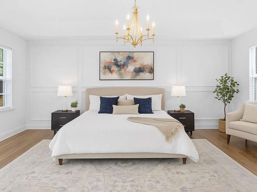 9027 Leah Meadow Lane, Charlotte, NC 28227.  MLS# CAR4285740, YatesRealty ID 31484. Spacious Primary Retreat (virtually staged)