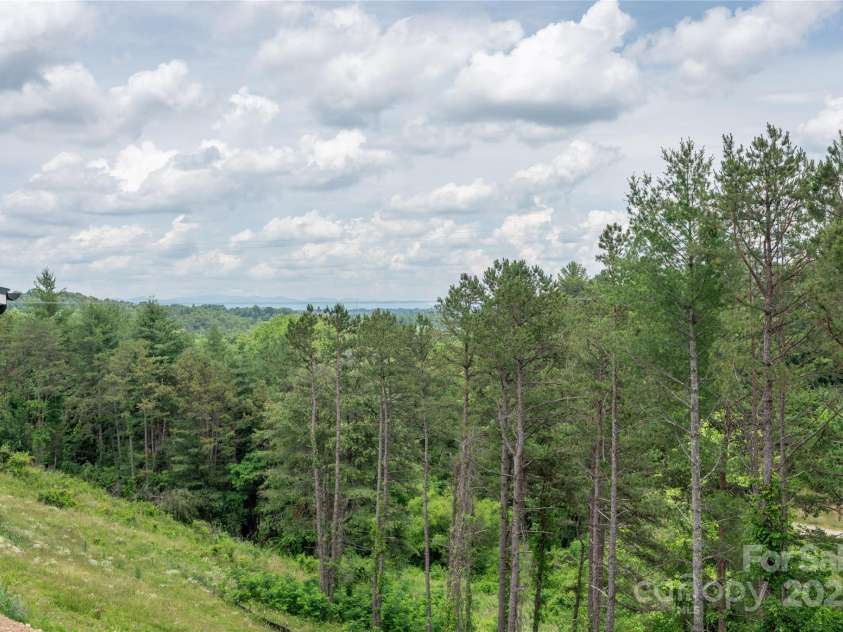 237 Westridge Farm Road, Asheville, NC 28804.  MLS# CAR4282360, YatesRealty ID 31486. Long range Mtn view from back deck on the left side.