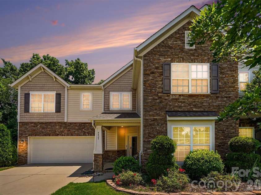 4427 Bravery Place, Concord, NC 28027.  MLS# CAR4394142, YatesRealty ID 31487. Front