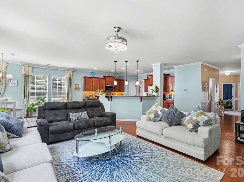 4427 Bravery Place, Concord, NC 28027.  MLS# CAR4394142, YatesRealty ID 31487. Living
