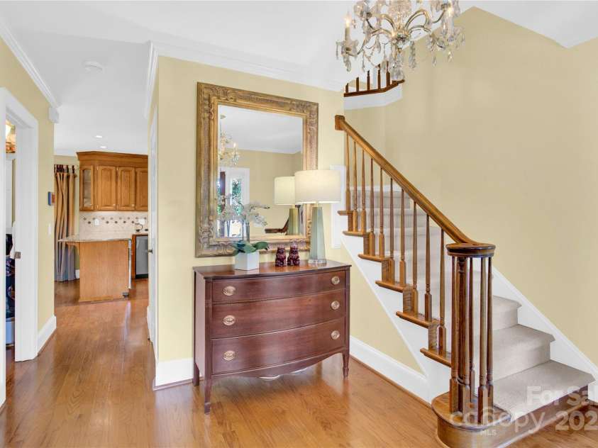 12532 Headquarters Farm Road, Charlotte, NC 28262.  MLS# CAR4275884, YatesRealty ID 31493. FOYER ENTRANCE TO UPSTAINS
