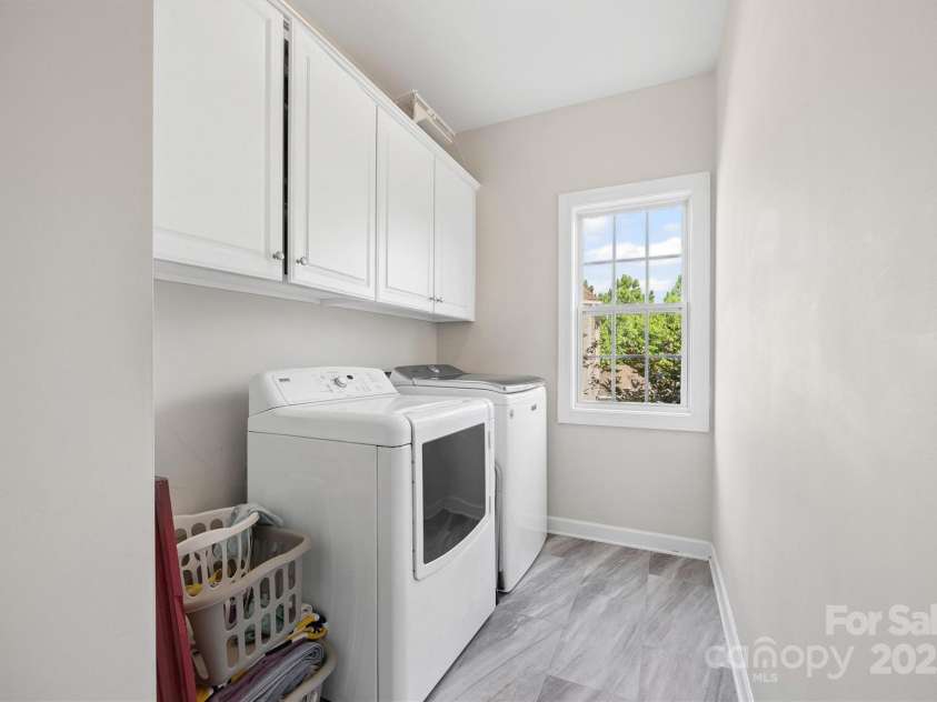 10418 Goosefoot Court, Concord, NC 28027.  MLS# CAR4283237, YatesRealty ID 31497. 2nd Floor Laundry