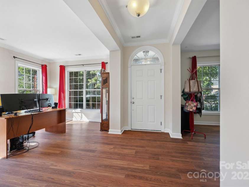 10418 Goosefoot Court, Concord, NC 28027.  MLS# CAR4283237, YatesRealty ID 31497. Front Entry with 2 office spaces, one on either side