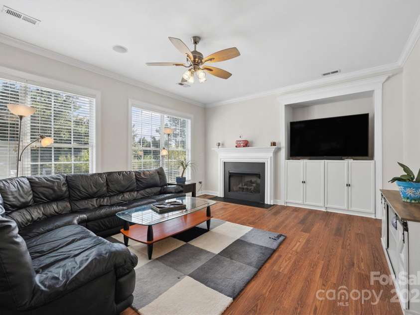 10418 Goosefoot Court, Concord, NC 28027.  MLS# CAR4283237, YatesRealty ID 31497. Living Room