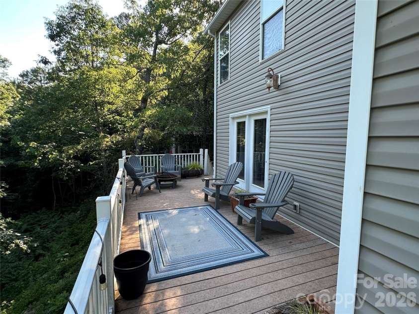 1480 Pine Mountain Drive, Connelly Springs, NC 28612.  MLS# CAR4394847, YatesRealty ID 31507. Back Deck