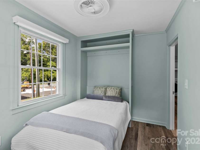 301 Wakefield Drive, Charlotte, NC 28209.  MLS# CAR4285273, YatesRealty ID 31534. Bedroom #1 Murphy bed