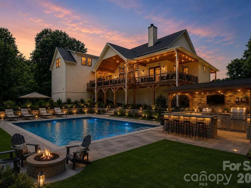 7183 John Furr Road, Concord, NC 28025.  MLS# CAR4395367, YatesRealty ID 31540. Back Yard AI Rendering, needs city approval