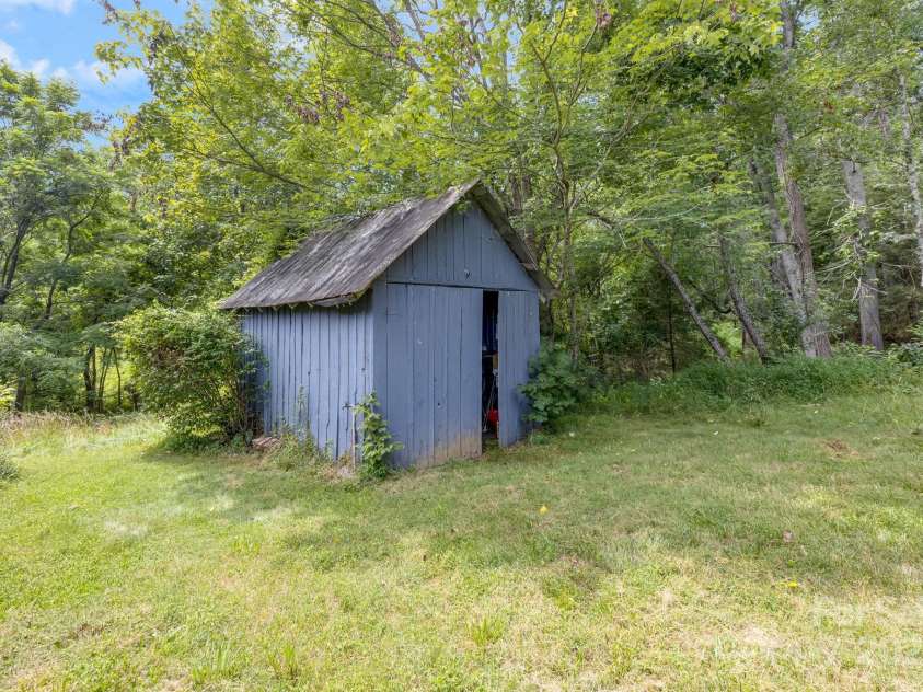 101 Eller Ford Road, Weaverville, NC 28787.  MLS# CAR4287431, YatesRealty ID 31543. Shed