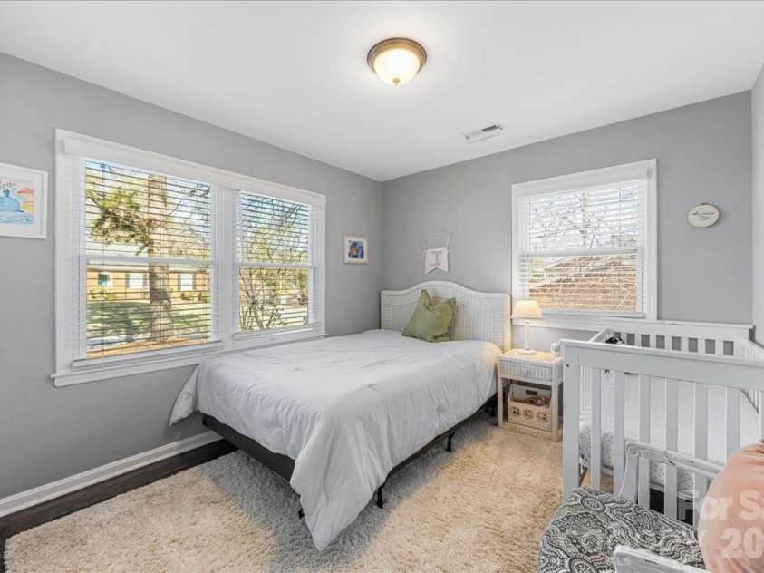 4914 Glenbrier Drive, Charlotte, NC 28212.  MLS# CAR4384998, YatesRealty ID 31554. Bedroom Two