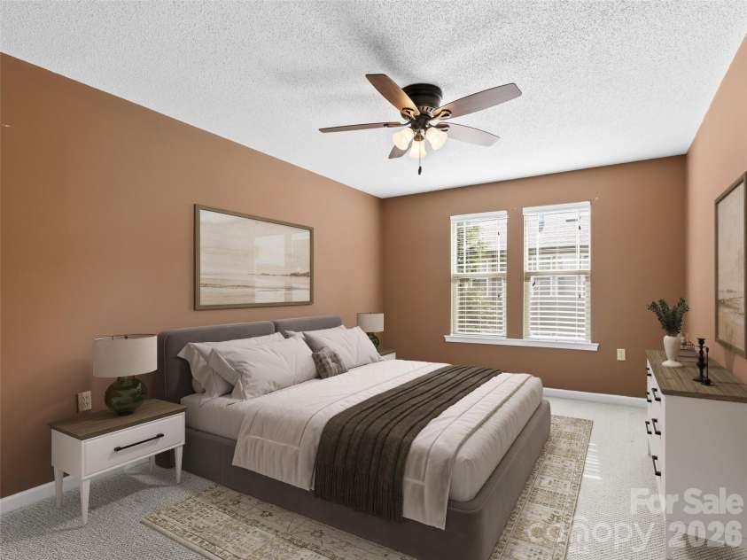 2303 Deermouse Way, Hendersonville, NC 28792.  MLS# CAR4382136, YatesRealty ID 31555. Virtually Staged Primary bedroom
