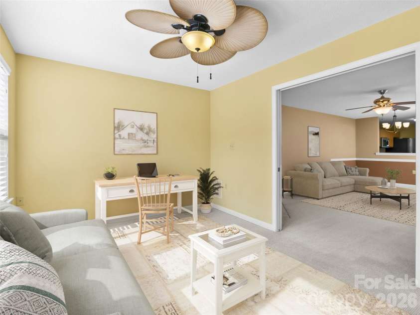 2303 Deermouse Way, Hendersonville, NC 28792.  MLS# CAR4382136, YatesRealty ID 31555. Virtually Staged Sunroom