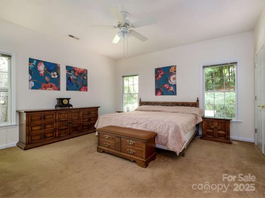 41 Autumn Glen Court, Brevard, NC 28712.  MLS# CAR4283690, YatesRealty ID 31556. Primary Bedroom