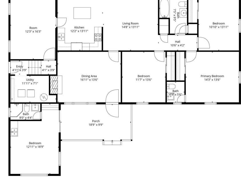 800 Old Little Rock Road, Charlotte, NC 28214.  MLS# CAR4338069, YatesRealty ID 3156. 