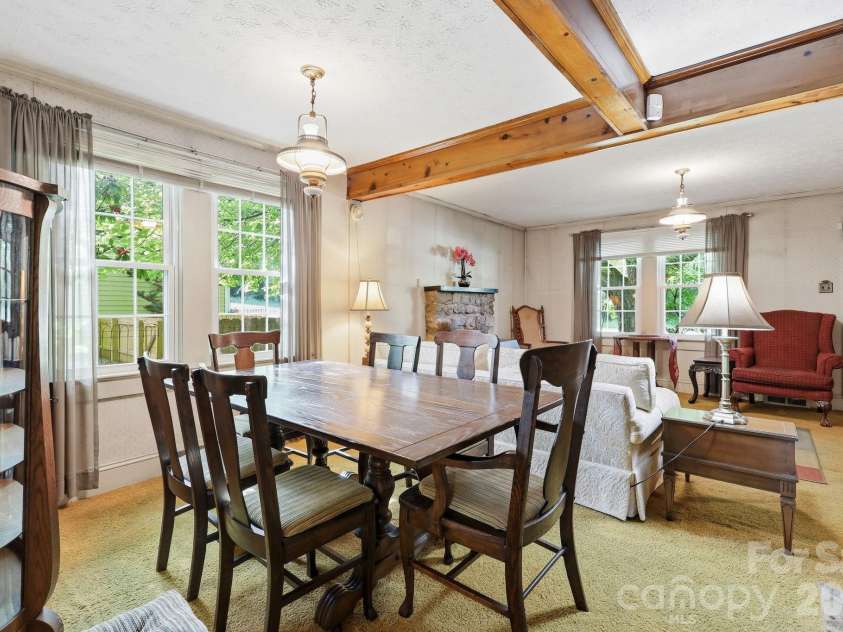 215 Old US 70 Highway, Black Mountain, NC 28711.  MLS# CAR4369511, YatesRealty ID 31565. Dining room