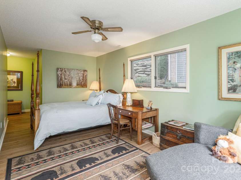 210 Claymoor Court, Flat Rock, NC 28731.  MLS# CAR4289864, YatesRealty ID 31569. Lower level bedroom