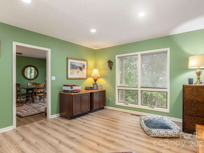 210 Claymoor Court, Flat Rock, NC 28731.  MLS# CAR4289864, YatesRealty ID 31569. Lower level office