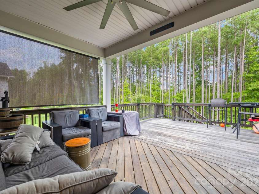 234 Boxelder Road, Clover, SC 29710.  MLS# CAR4288863, YatesRealty ID 31572. Covered deck space off the main level