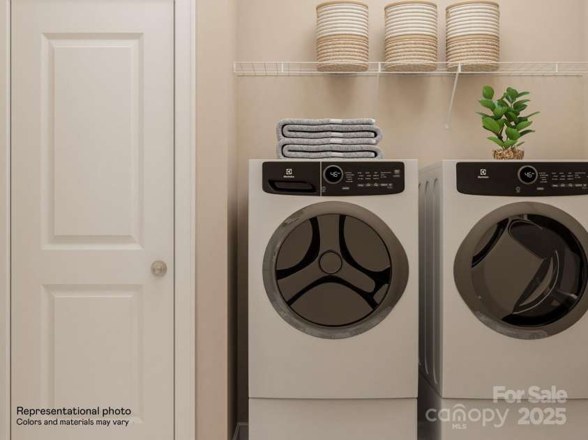 1407 Caracara Court, Cramerton, NC 28012.  MLS# CAR4291236, YatesRealty ID 31580. Laundry