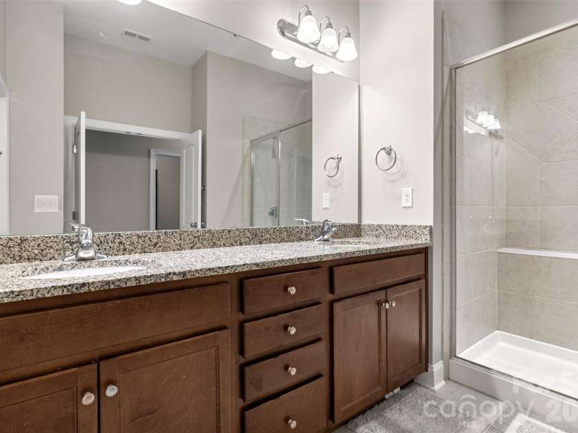 1408 Native Diver Lane, Indian Trail, NC 28079.  MLS# CAR4388995, YatesRealty ID 31587. Primary bathroom with large shower!