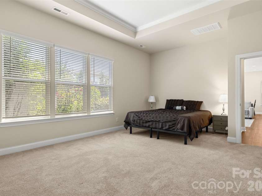 1408 Native Diver Lane, Indian Trail, NC 28079.  MLS# CAR4388995, YatesRealty ID 31587. Primary bedroom features tray ceiling!