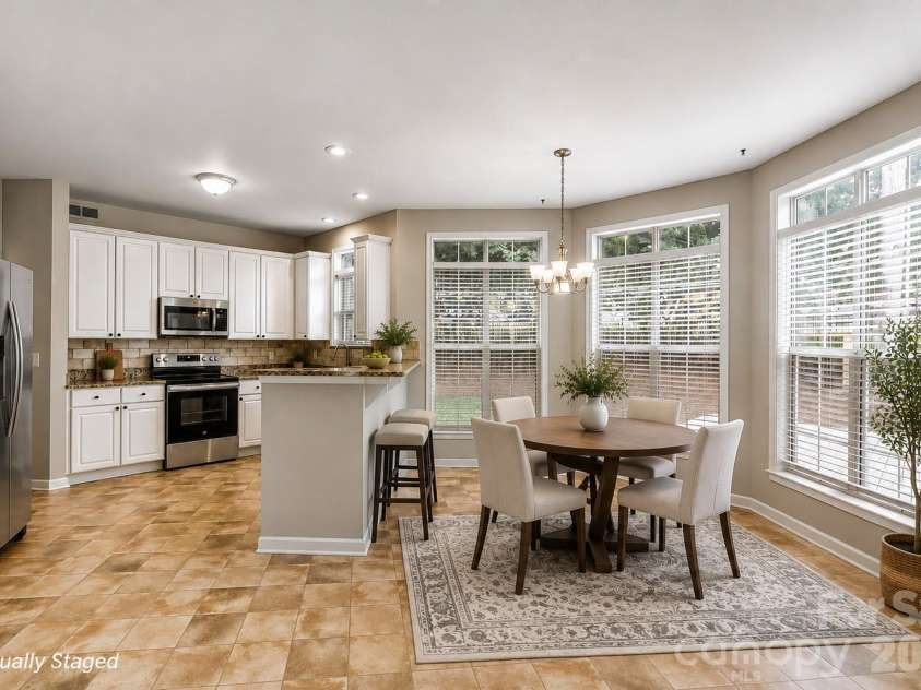 7001 Plough Drive, Mint Hill, NC 28227.  MLS# CAR4391731, YatesRealty ID 31591. Virtually Staged