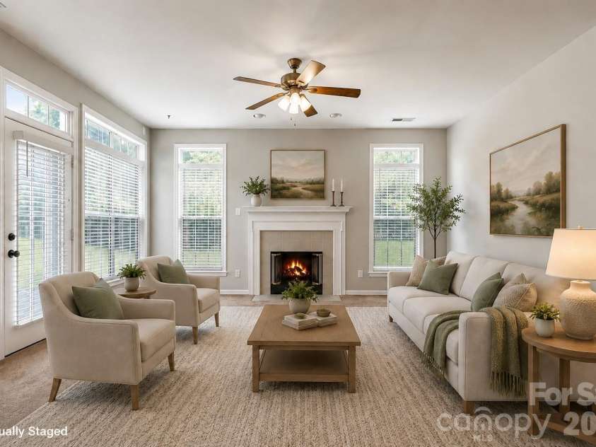 7001 Plough Drive, Mint Hill, NC 28227.  MLS# CAR4391731, YatesRealty ID 31591. Virtually Staged