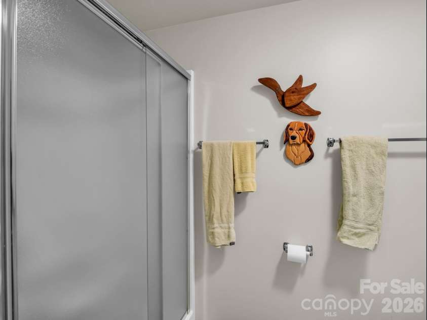 1943 Landrum Road, Columbus, NC 28722.  MLS# CAR4387149, YatesRealty ID 31592. Lower level bathroom - full
