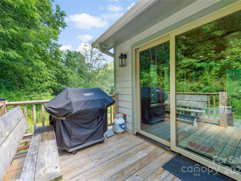 2316 NC 63 Highway, Hot Springs, NC 28743.  MLS# CAR4278288, YatesRealty ID 3160. Back deck for grilling 