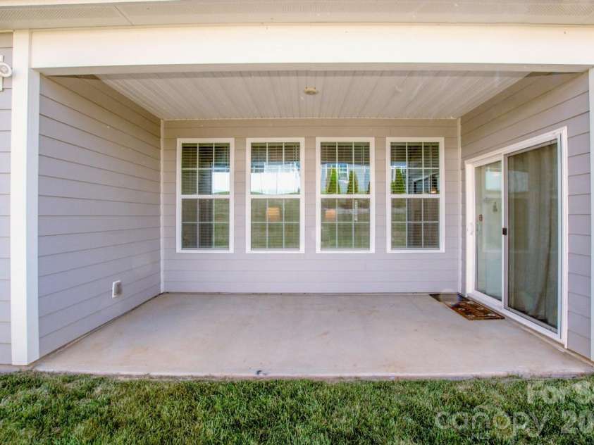 122 Coddle Way, Mooresville, NC 28115.  MLS# CAR4370294, YatesRealty ID 31603. Rear Porch
