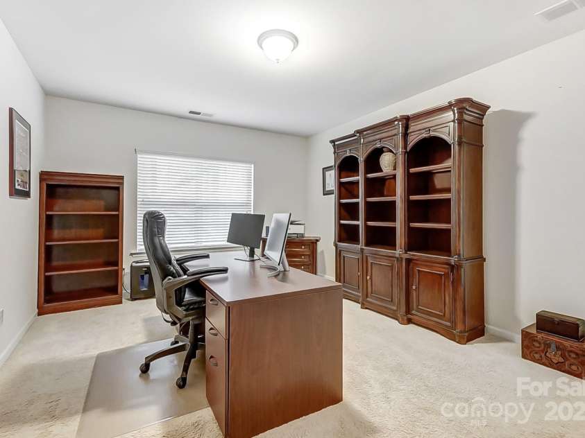 7006 Garden Hill Drive, Huntersville, NC 28078.  MLS# CAR4196907, YatesRealty ID 3161. Basement Bedroom 6/Office