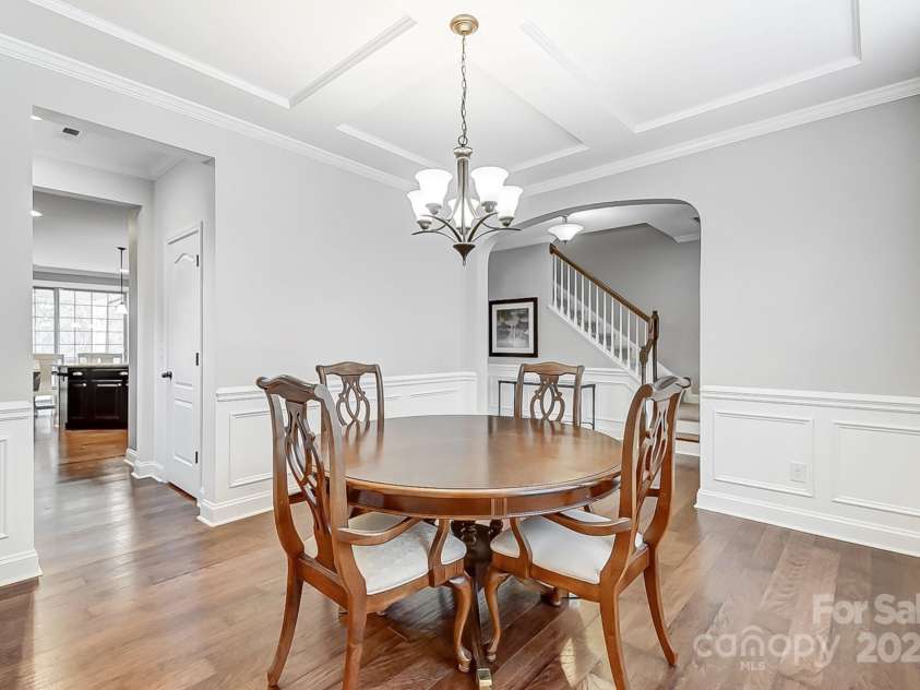 7006 Garden Hill Drive, Huntersville, NC 28078.  MLS# CAR4196907, YatesRealty ID 3161. Dining Room
