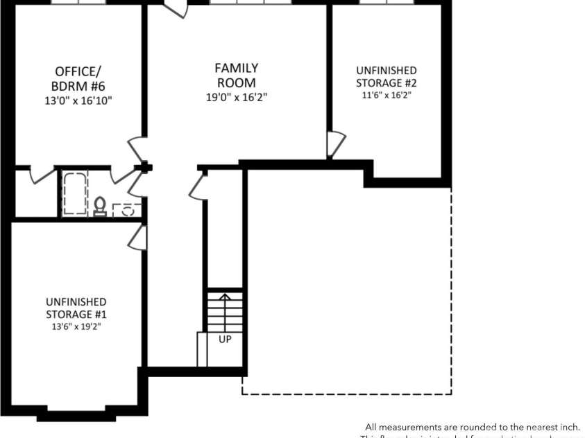 7006 Garden Hill Drive, Huntersville, NC 28078.  MLS# CAR4196907, YatesRealty ID 3161. Floorplan Basement