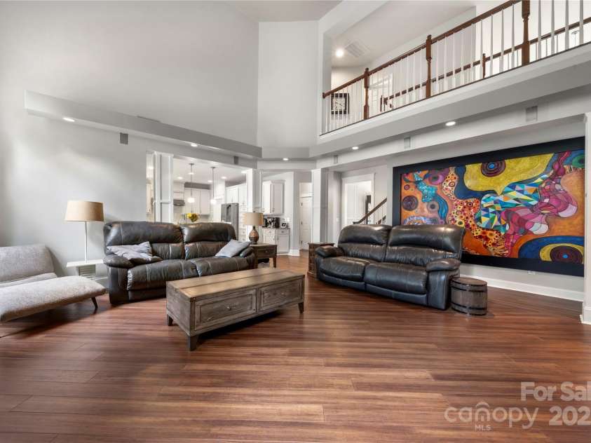2216 Potter Cove Lane, Weddington, NC 28104.  MLS# CAR4291105, YatesRealty ID 31611. Main living room