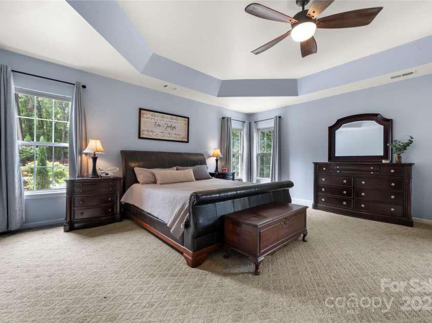 2216 Potter Cove Lane, Weddington, NC 28104.  MLS# CAR4291105, YatesRealty ID 31611. Master Bedroom