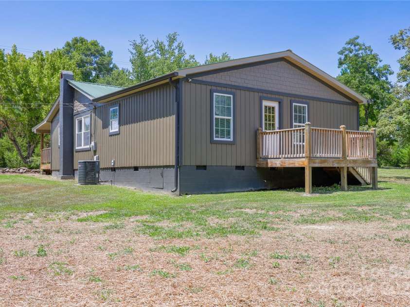 4651 Shiptontown Road, Denton, NC 27239.  MLS# CAR4286059, YatesRealty ID 31624. Back Deck
