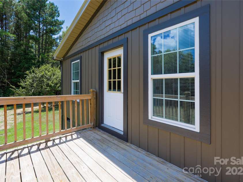 4651 Shiptontown Road, Denton, NC 27239.  MLS# CAR4286059, YatesRealty ID 31624. Back Deck