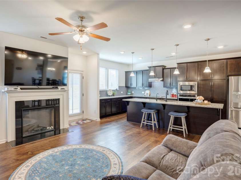 6319 Clarisse Drive, Concord, NC 28025.  MLS# CAR4393994, YatesRealty ID 31625. Open living space