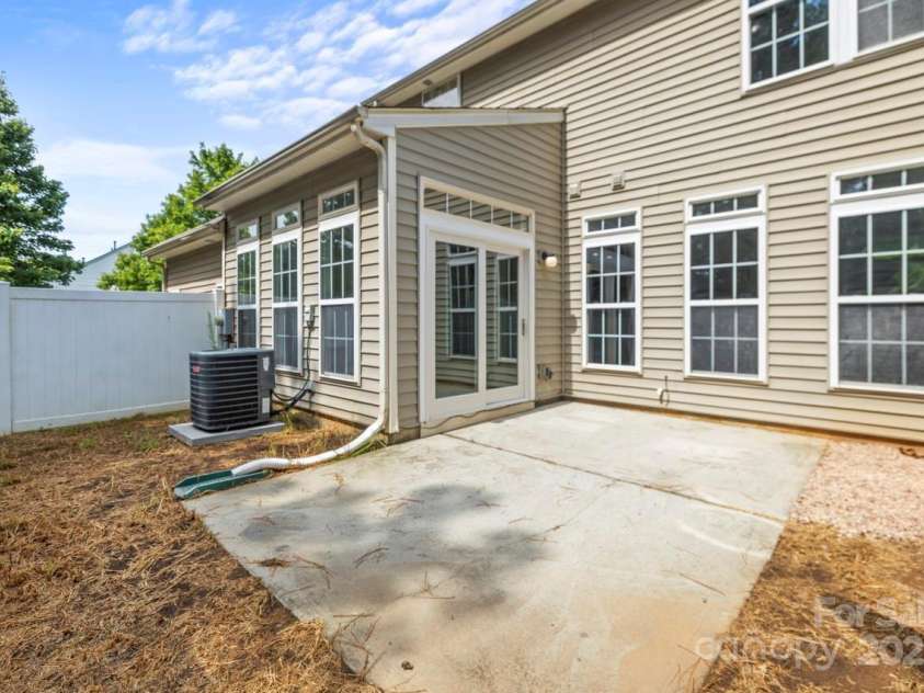 104 Arcadian Way, Mooresville, NC 28117.  MLS# CAR4288099, YatesRealty ID 31627. Expanded rear patio