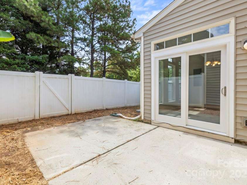 104 Arcadian Way, Mooresville, NC 28117.  MLS# CAR4288099, YatesRealty ID 31627. Fenced for privacy