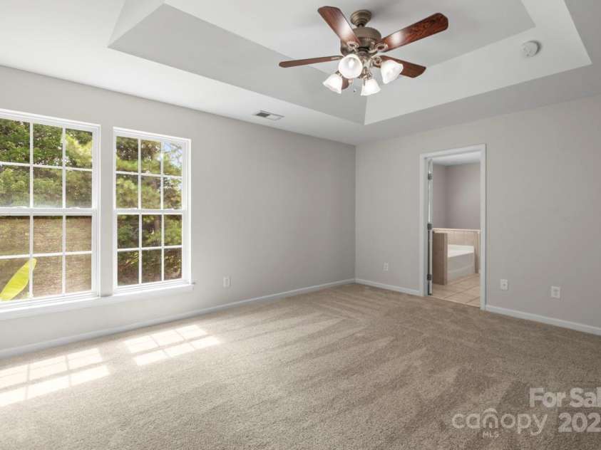 104 Arcadian Way, Mooresville, NC 28117.  MLS# CAR4288099, YatesRealty ID 31627. Tray ceiling with fan