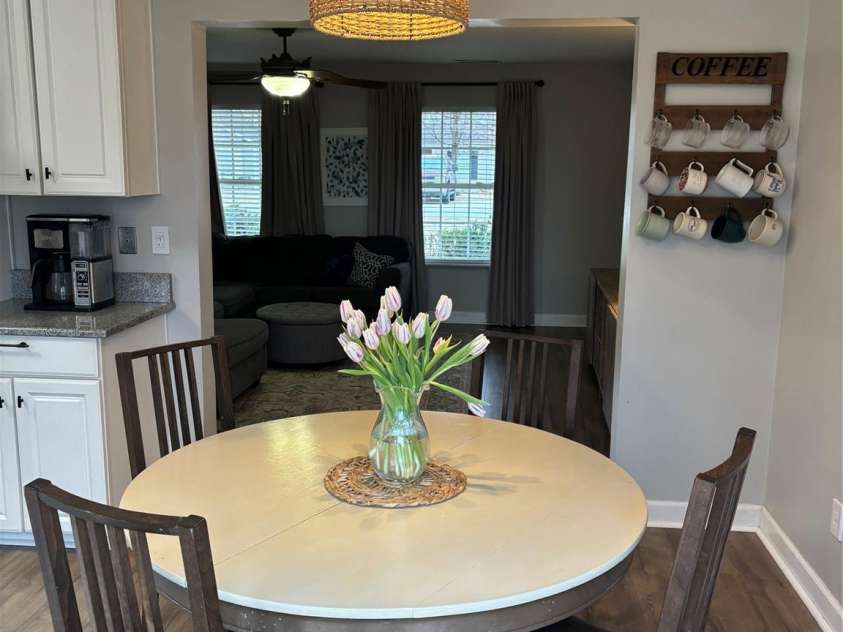 434 Amhurst Street, Concord, NC 28025.  MLS# CAR4342249, YatesRealty ID 3163. Dining Area