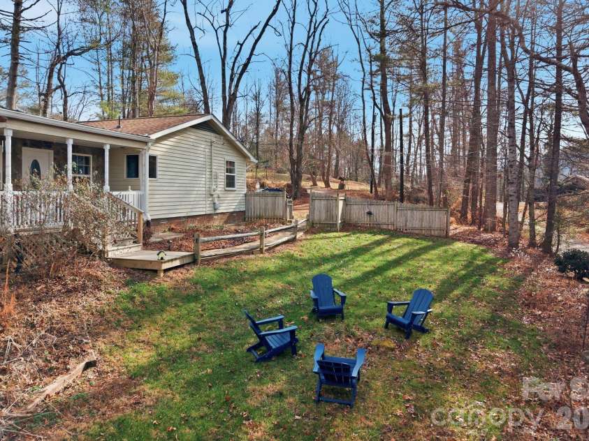 72 Lacey Lane, Hendersonville, NC 28739.  MLS# CAR4308230, YatesRealty ID 3164. Front of Home (looking toward the driveway)