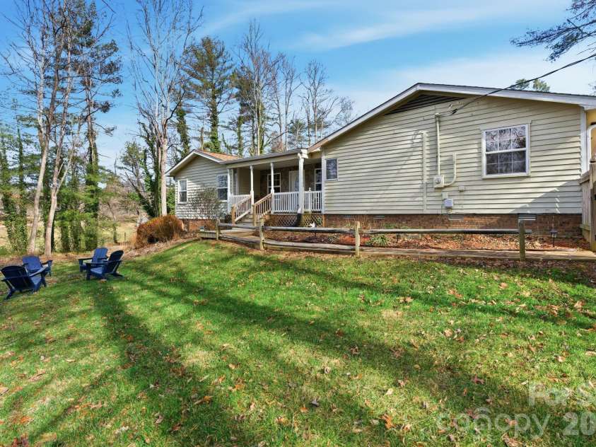 72 Lacey Lane, Hendersonville, NC 28739.  MLS# CAR4308230, YatesRealty ID 3164. Front of Home (West Facing)