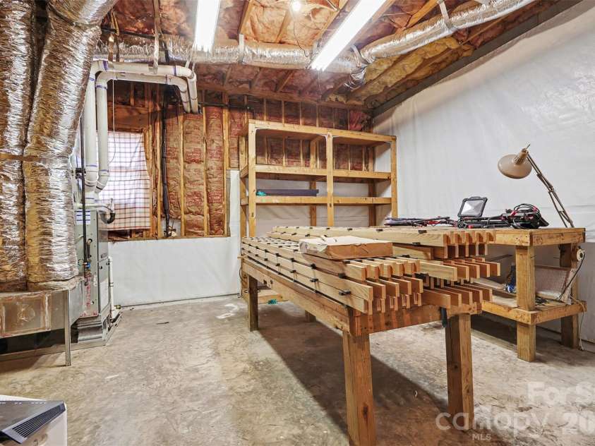 9908 Colvard Circle, Charlotte, NC 28269.  MLS# CAR4332495, YatesRealty ID 3164. Basement Utility Closet