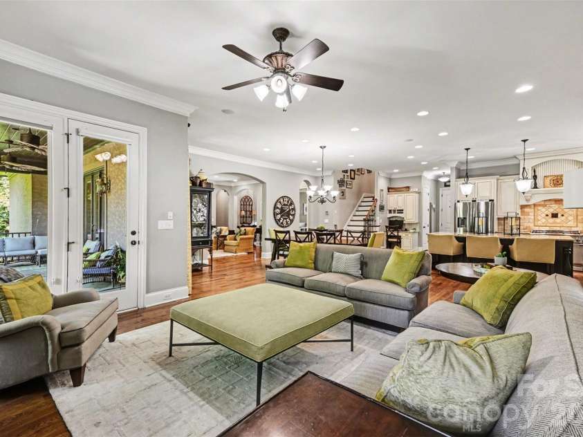 295 Bent Tree Drive, Stanley, NC 28164.  MLS# CAR4356670, YatesRealty ID 31642. Living Room - Open Floor Plan