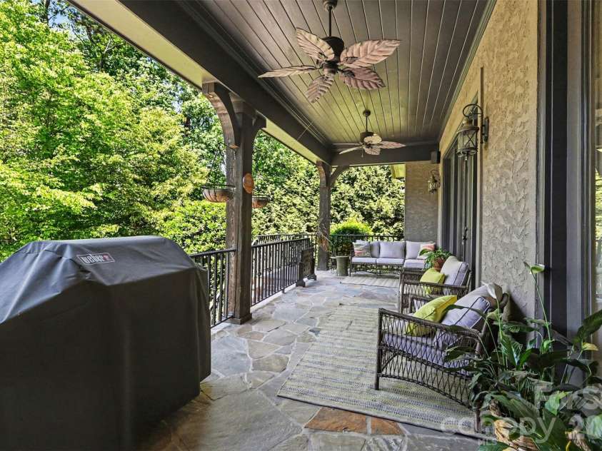 295 Bent Tree Drive, Stanley, NC 28164.  MLS# CAR4356670, YatesRealty ID 31642. Rear Porch